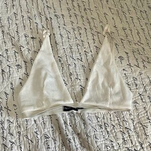 prettylittlething white bralette